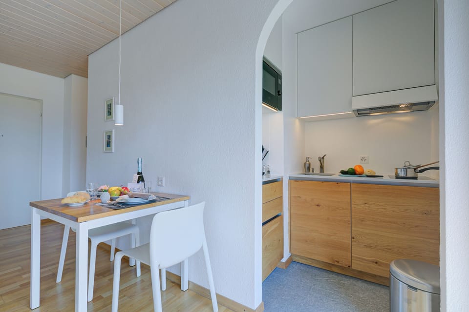 Kitchen and dining area