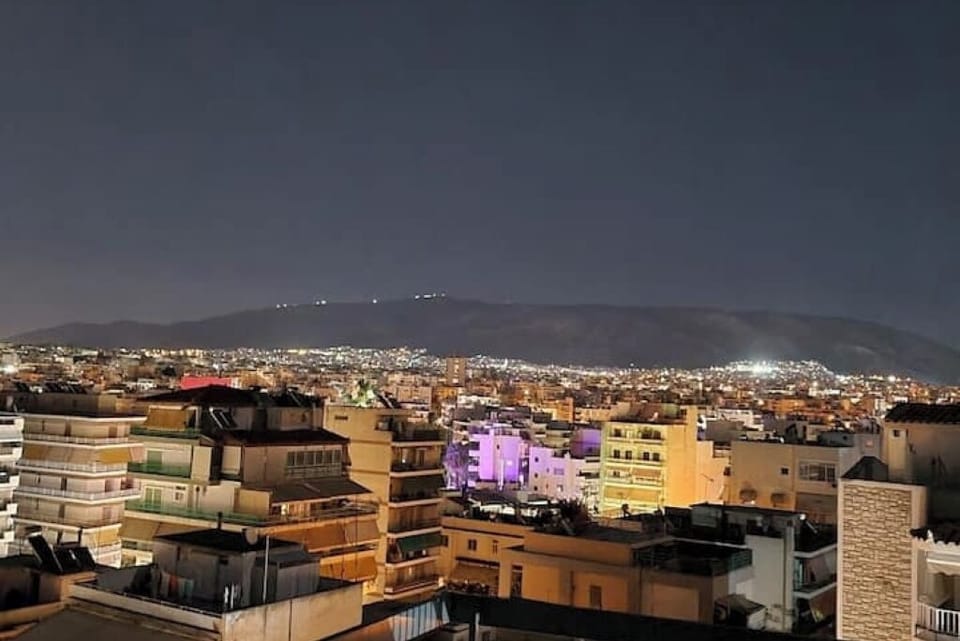 Terrace view by night