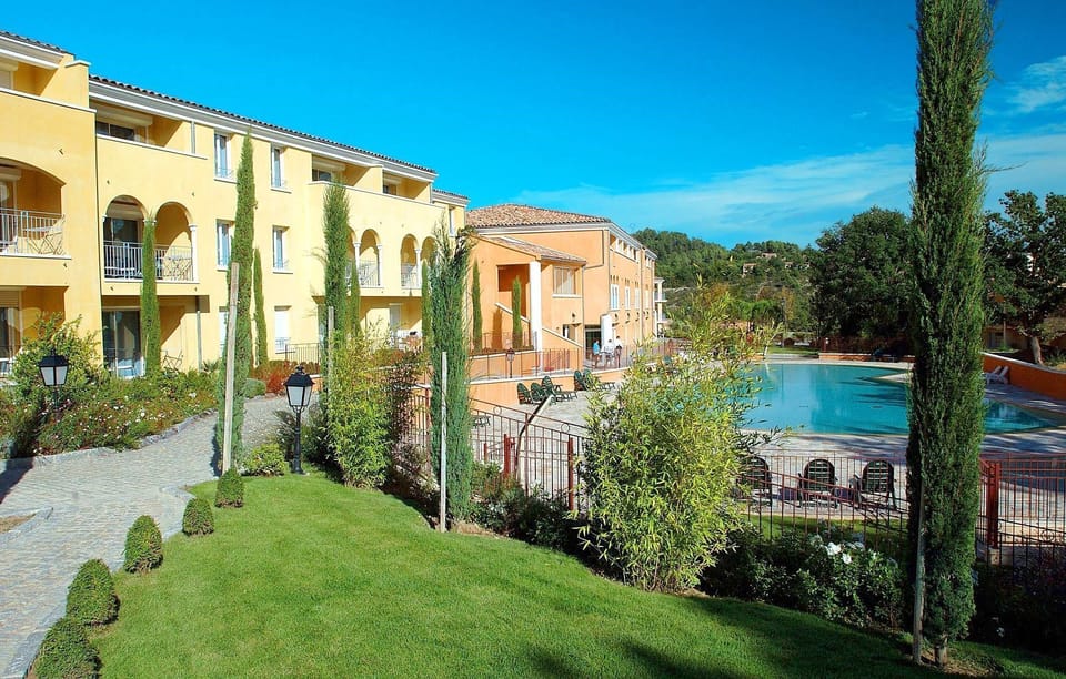 Fancy a swim? Take a dip in the outdoor pool.