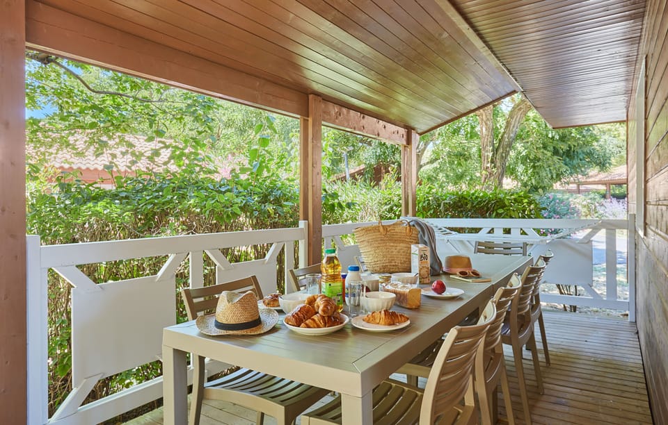 Open the door and step out onto your private balcony!