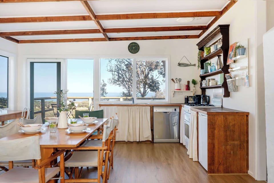 Incredible views from the open living, dining, kitchen area!