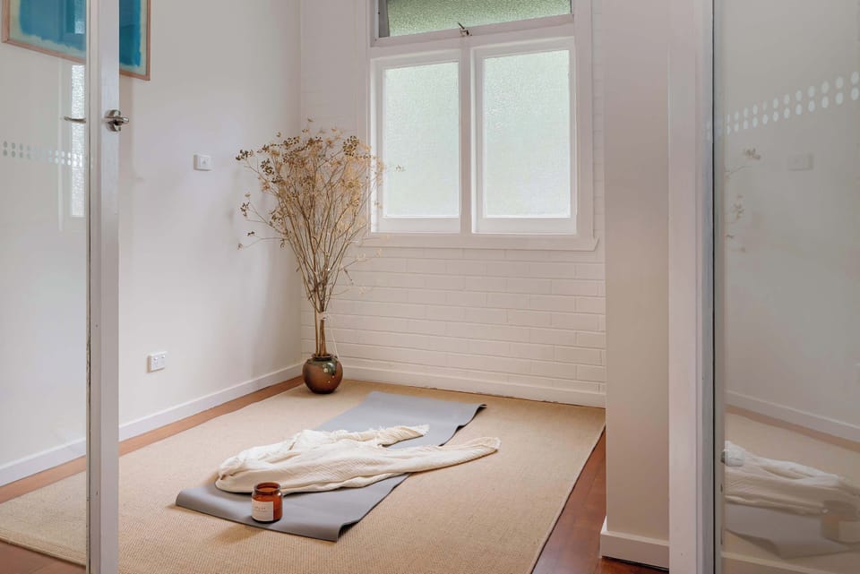Relax and unwind in our meditation space