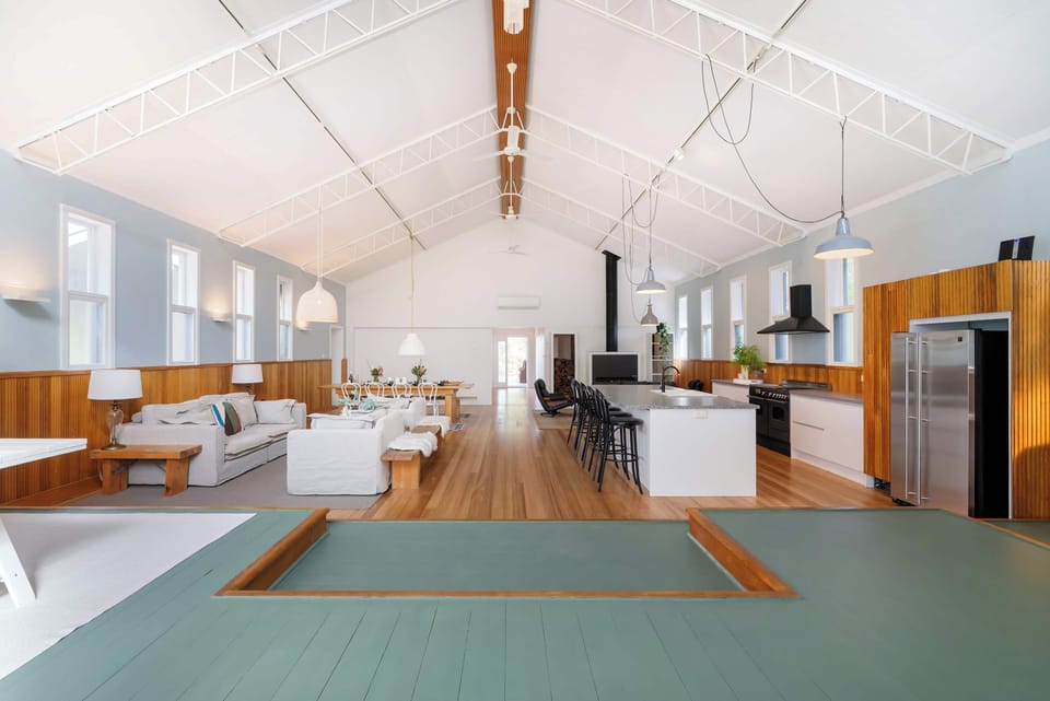 Antique details, warm wooden floors, and a soft, soulful character that invites you to slow down and unwind