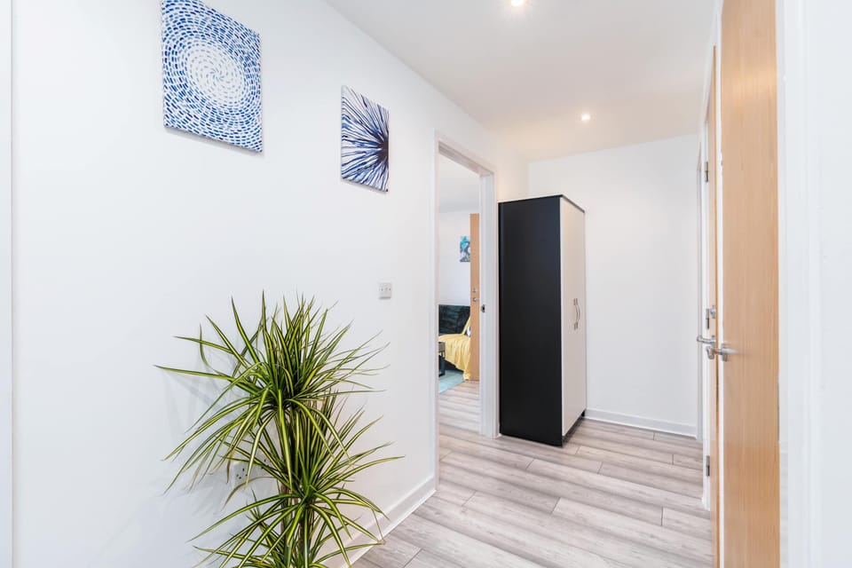Hallway | Connects Bedrooms, Kitchen, Main Bathroom, and Living & Dining Area