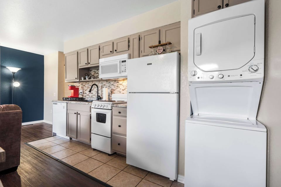 Private laundry is available for your stay!