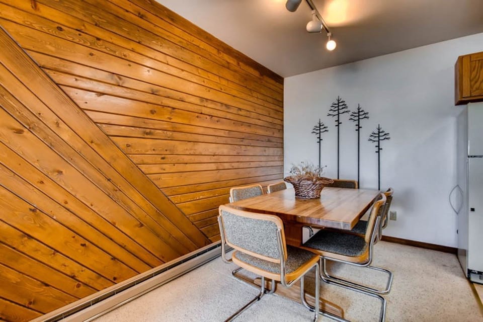 Reconnect with loved ones over a meal at the dining table.