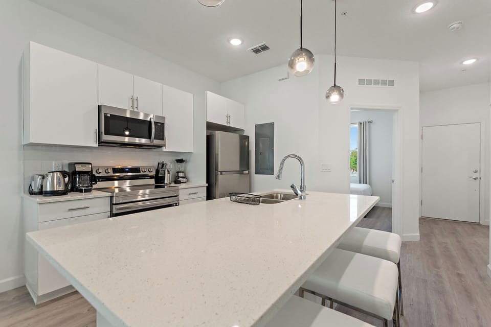 Elegant Kitchen with Island Seating
