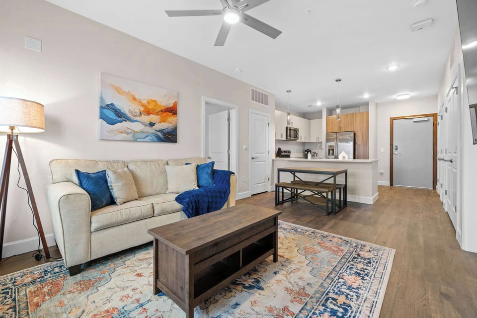 Relaxing living room perfect for unwinding