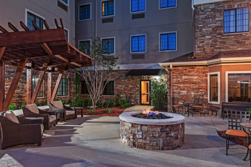 Enjoy the outdoor fire pit.