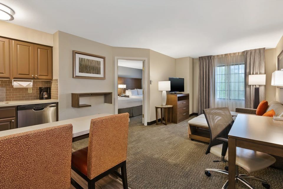 Enjoy a seamless blend of kitchen and living space, ideal for both cooking and unwinding.