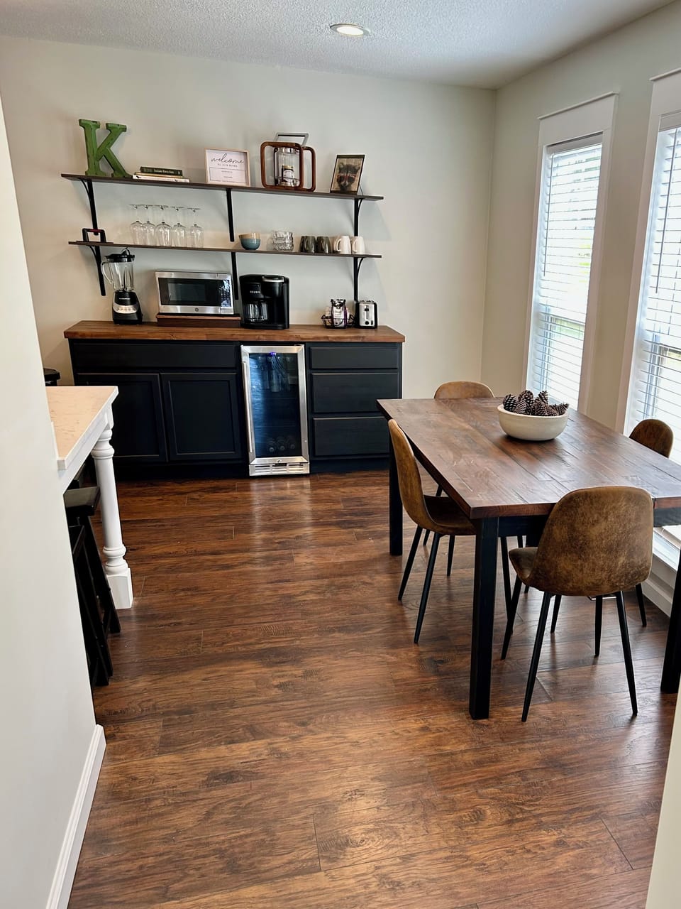 Coffee Bar and Beverage Refrigerator