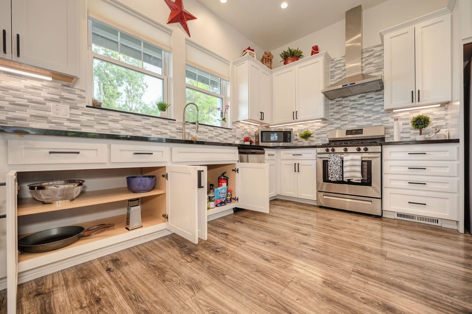 Fully equipped kitchen