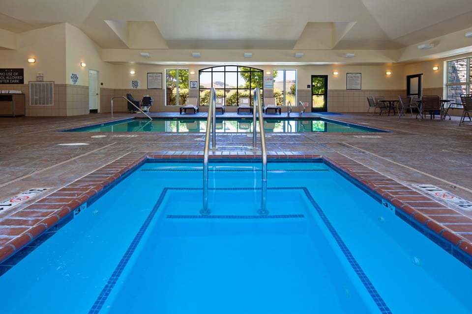 Fancy a swim? Take a dip in the indoor pool.