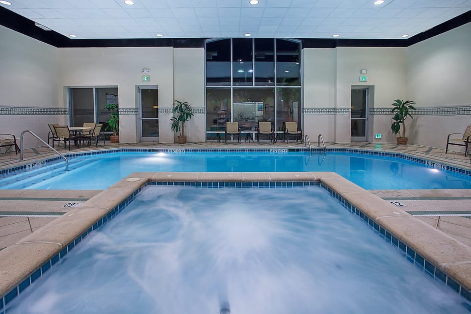Enjoy the excellent on-site amenities including the indoor pool!