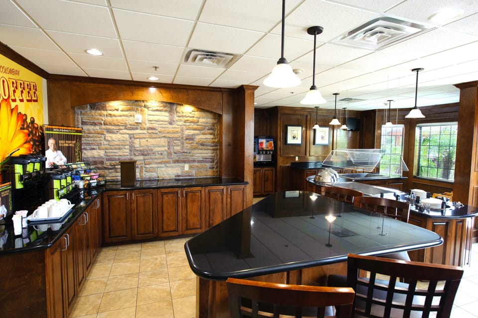 There are plenty of breakfast options.