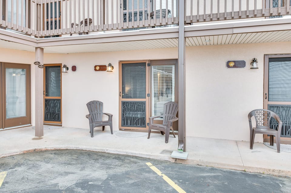 Property Exterior | Studio Entrance | Semi-Private Patio