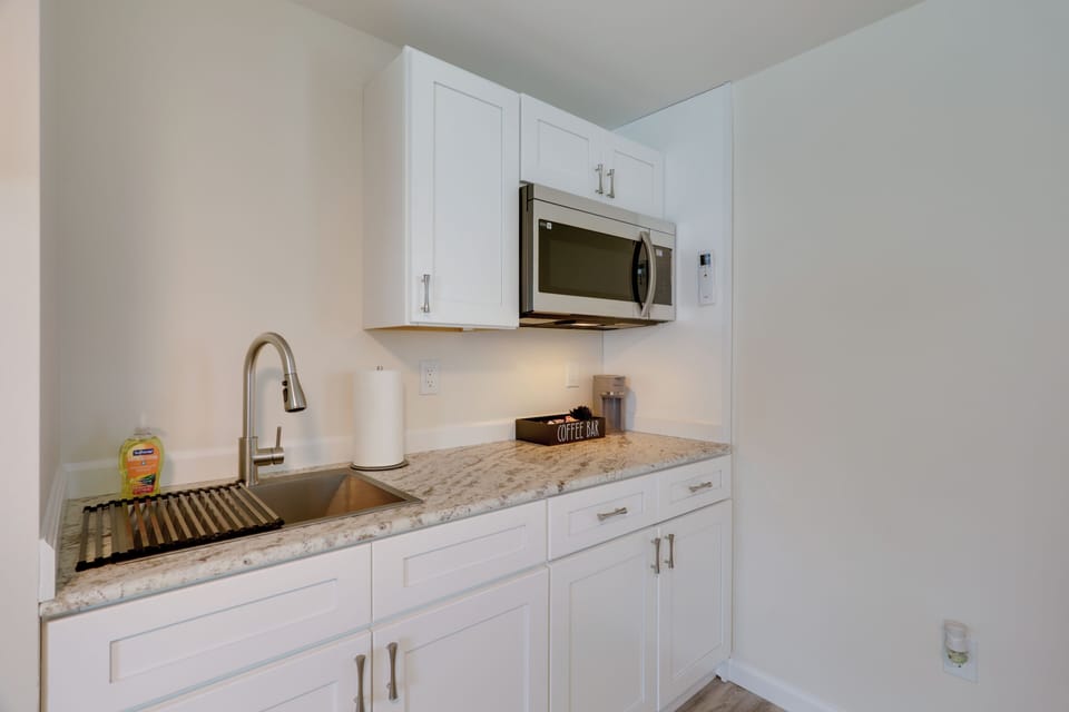 Kitchenette | Keurig Coffee Maker | Toaster Oven | Cooking Basics