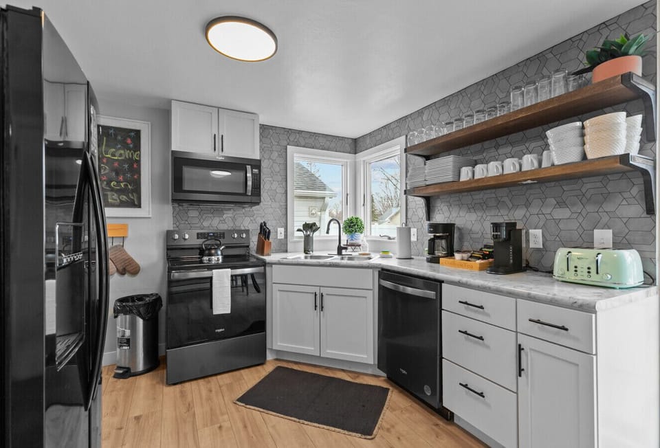 Cook, dine, and feel at home — fully equipped kitchen ready for your stay.