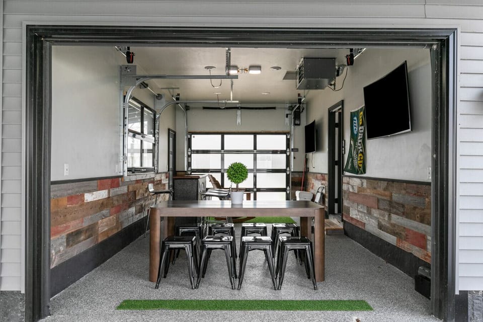 Spacious seating for every quarter and halftime snack.