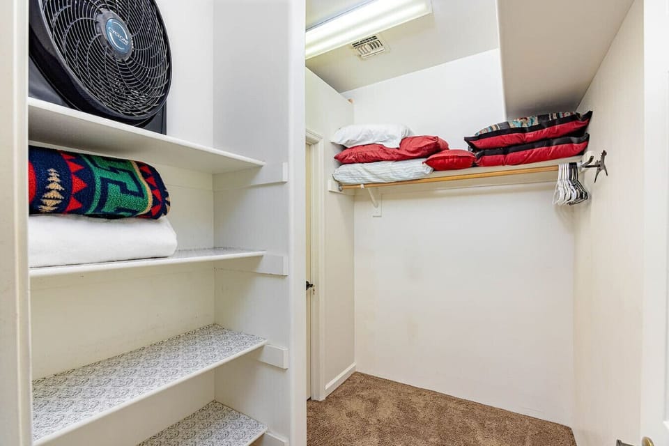 Walk in closet at Bedroom 2