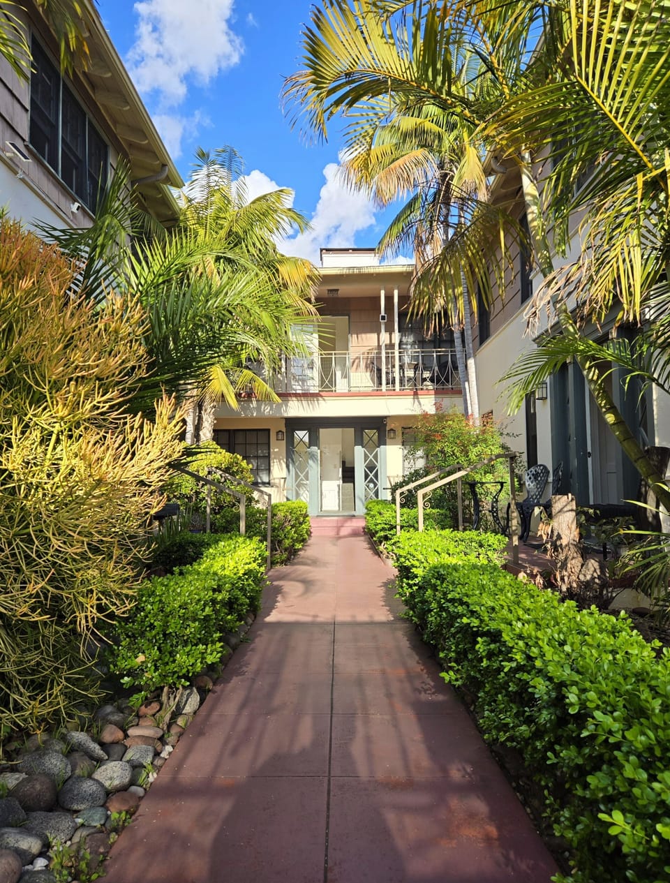 Entry courtyard