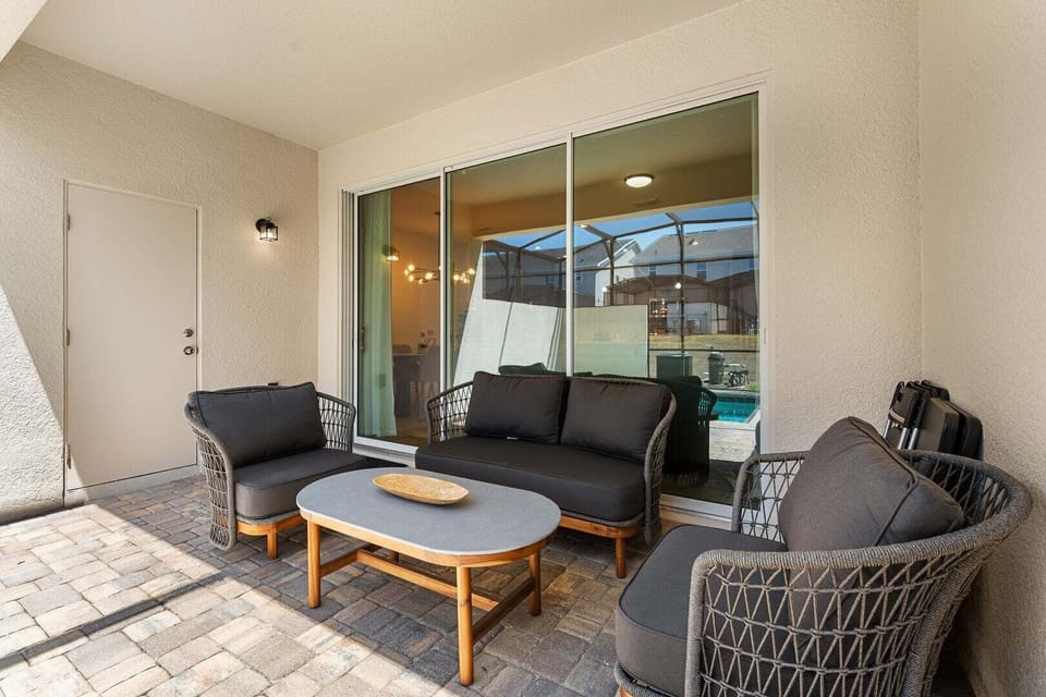 After a long day at the parks, relax by the pool in our beautiful outdoor area.