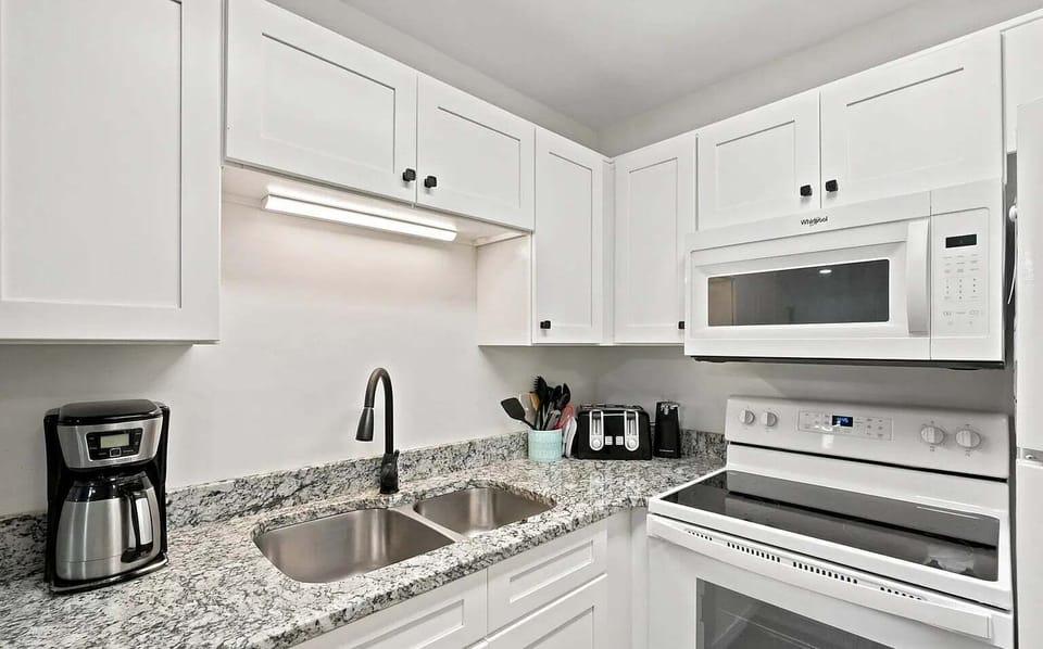 Fully stocked kitchen