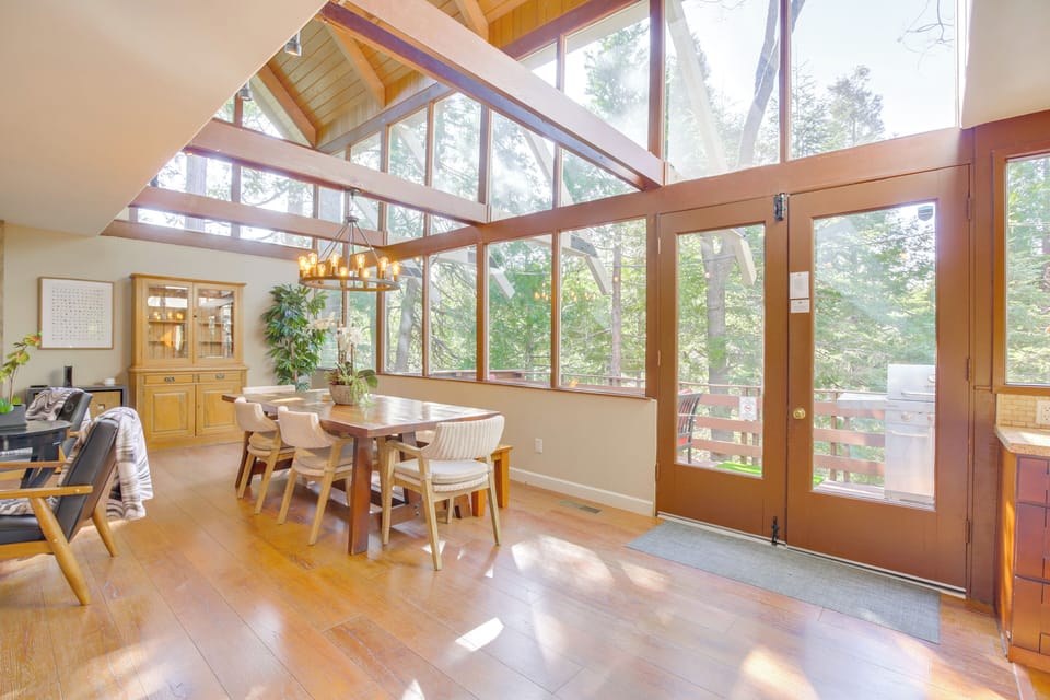 Dining Room | Lower Floor | Split-Level Home | Dishware & Flatware