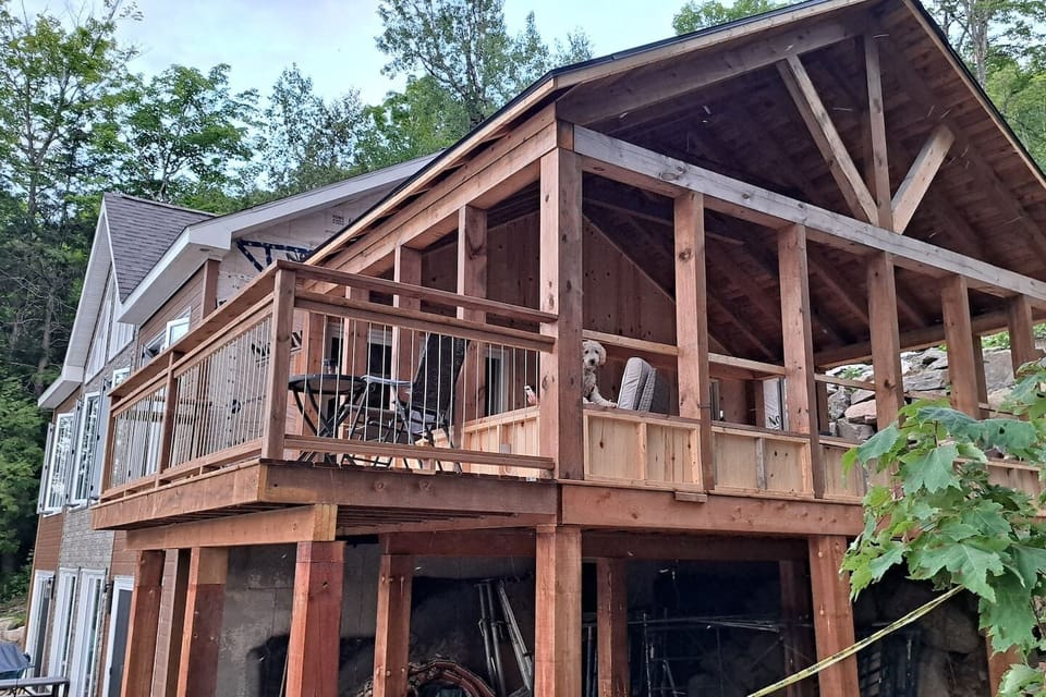Balcony off Screened Deck