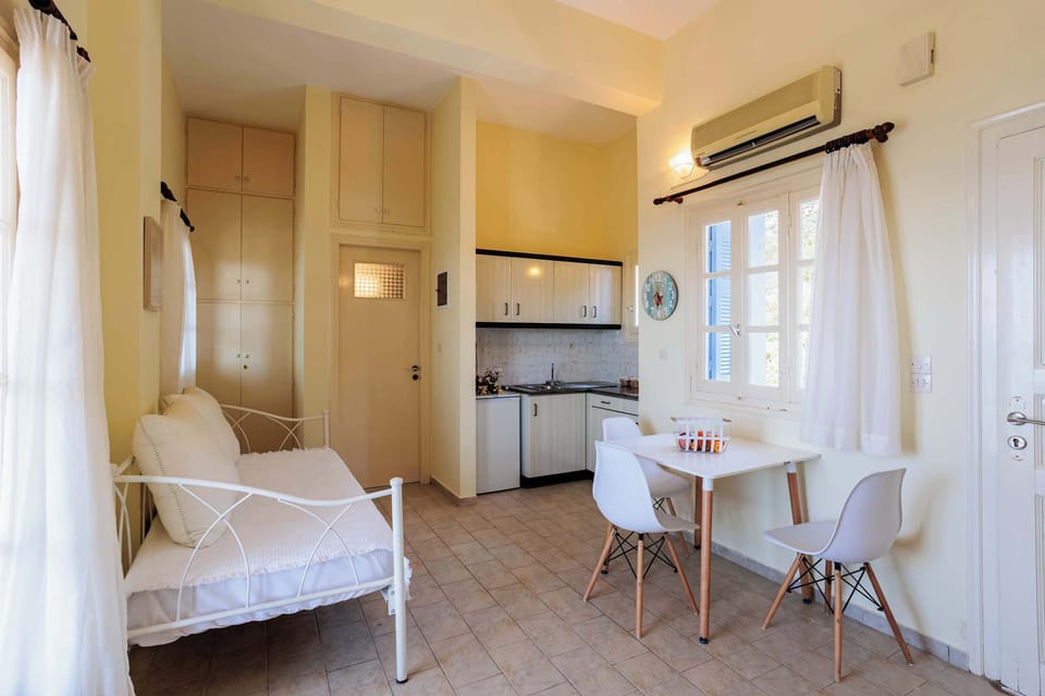 Relaxed indoor seating area, perfect for unwinding after a day of exploring.