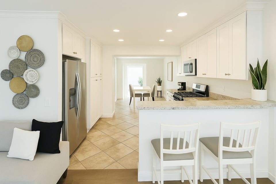 Upstairs Full kitchen