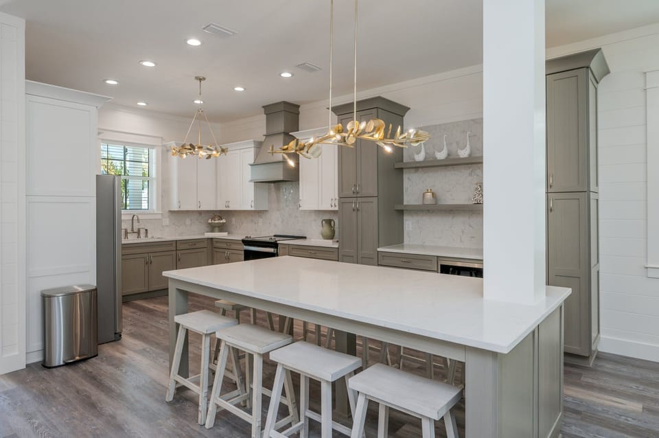Open layout lets the chef stay part of the fun