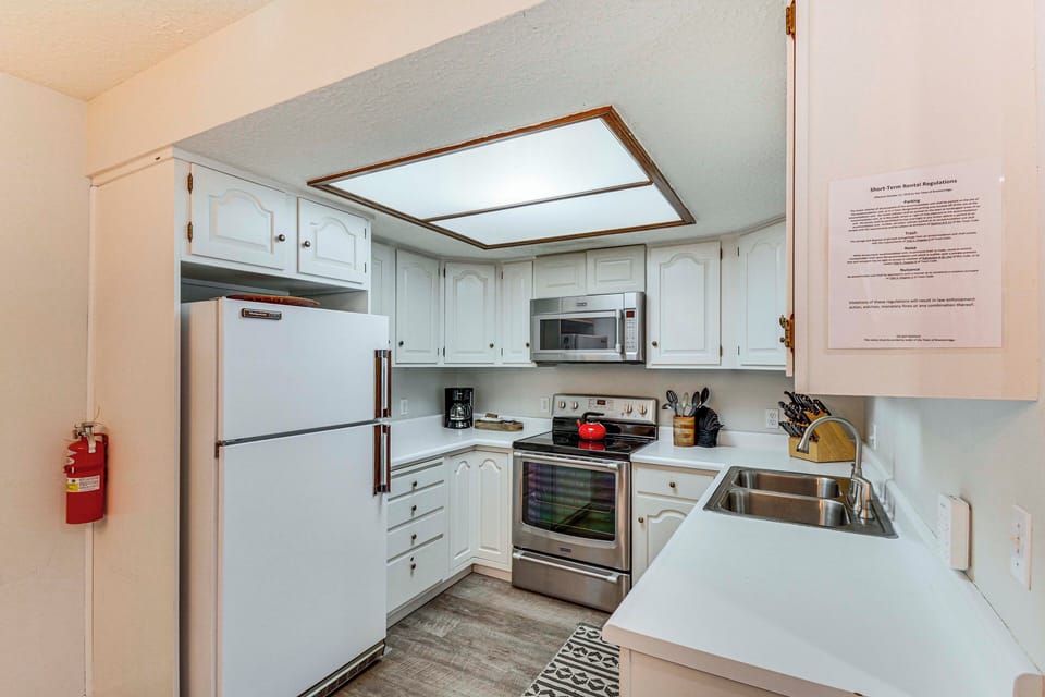 Kitchen | Main Level | Drip Coffee Maker | Dishwasher | Cooking Basics
