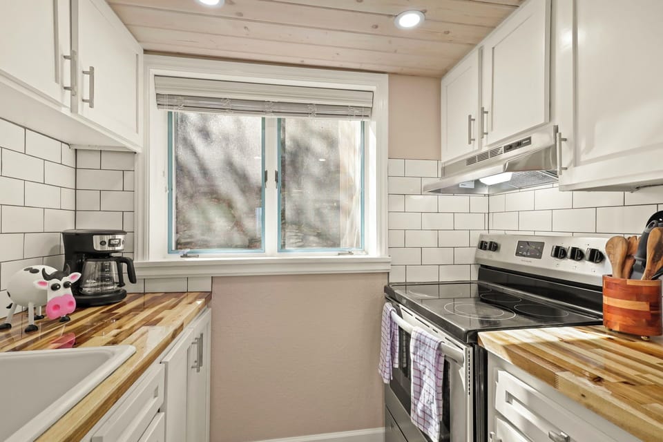 Our fully stocked kitchen.