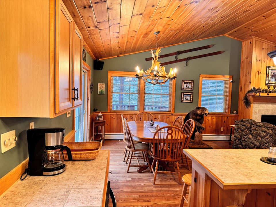 Dining area from kitchen space