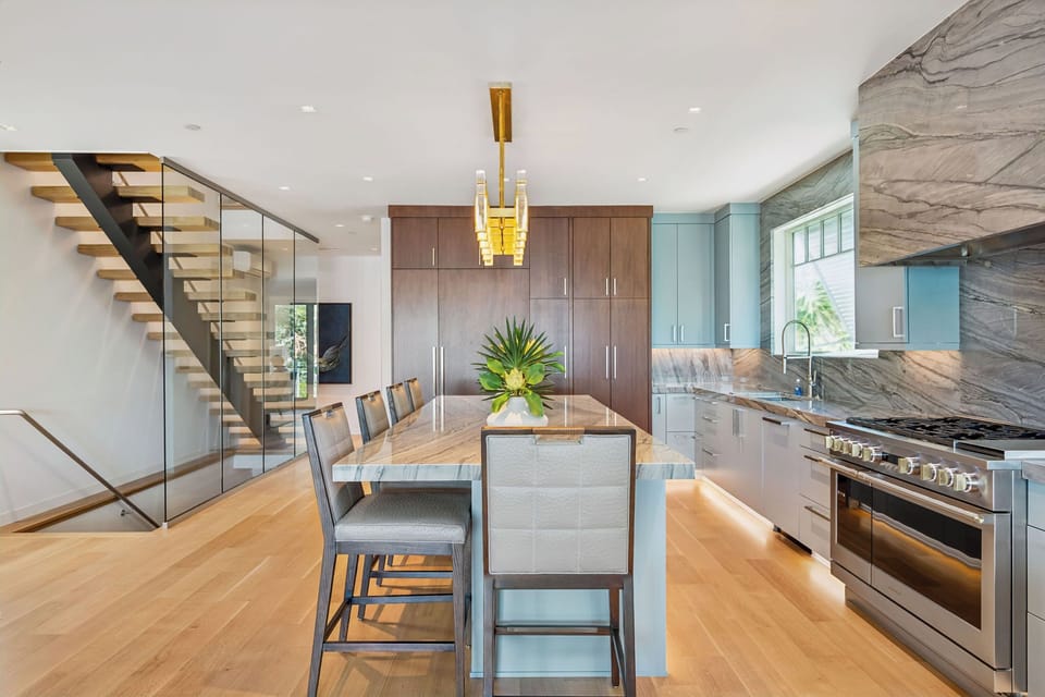 First Floor Entry Area into Kitchen and Main Living Space