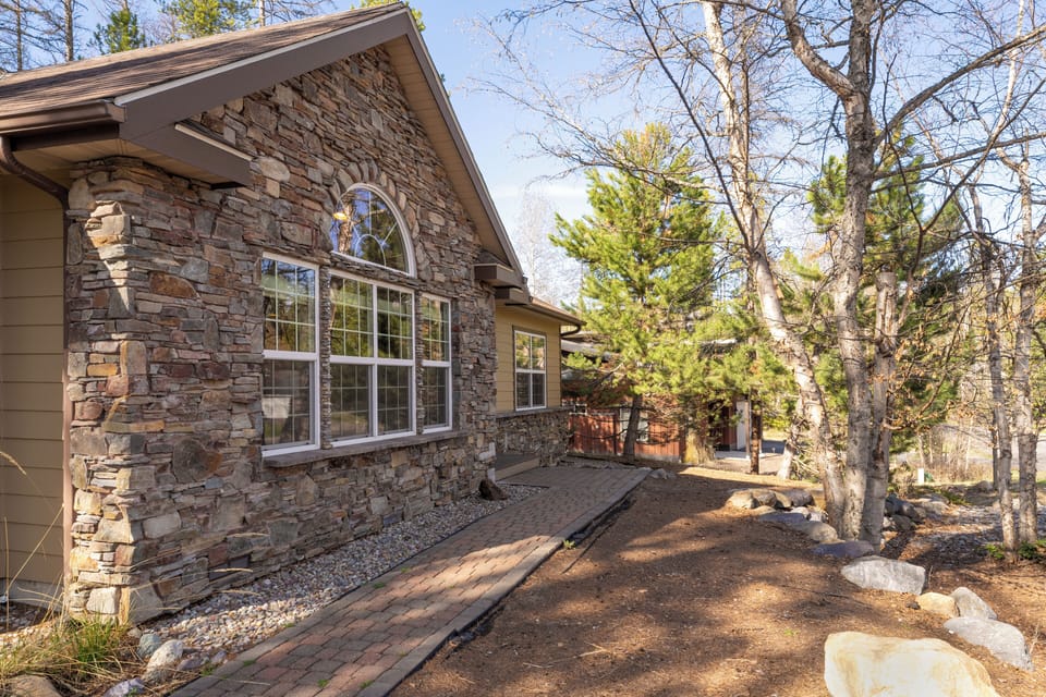 Cozy stone front luxury home