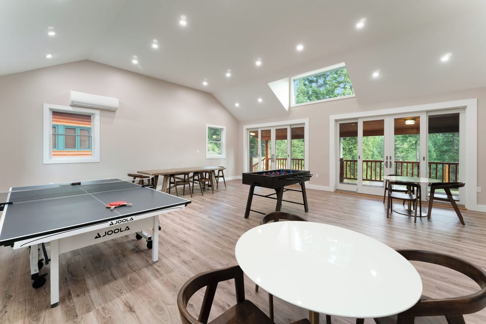 Main Level Game Room with Ping Pong and Foosball | Main Level