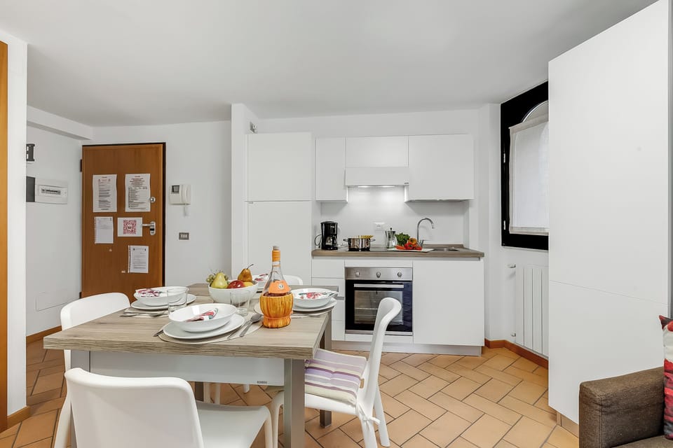 Kitchen and dining area