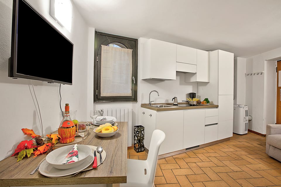 Kitchen and dining area