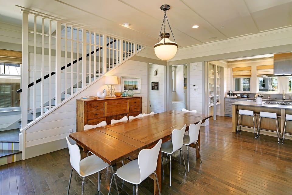 Dining room next to kitchen