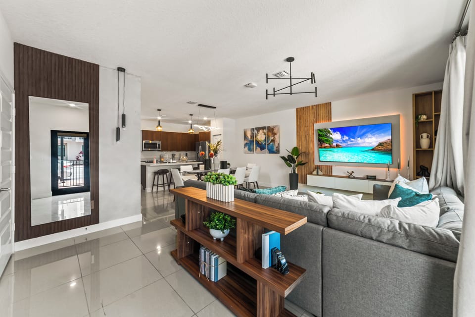 "A beautiful modern living room – where comfort meets style
