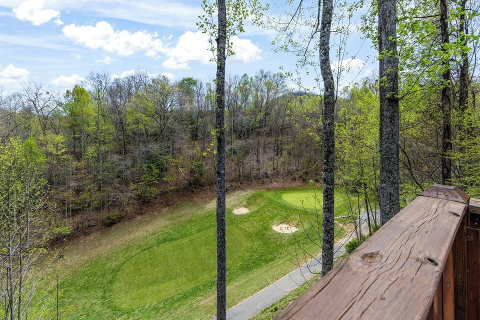 Back Deck View of Hole 12 at Smoky Mountain Country Club