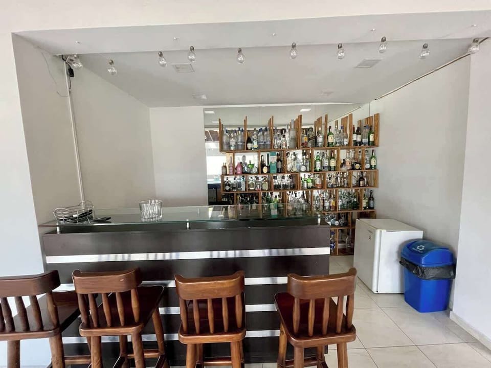 Bar located in the party room on the top floor