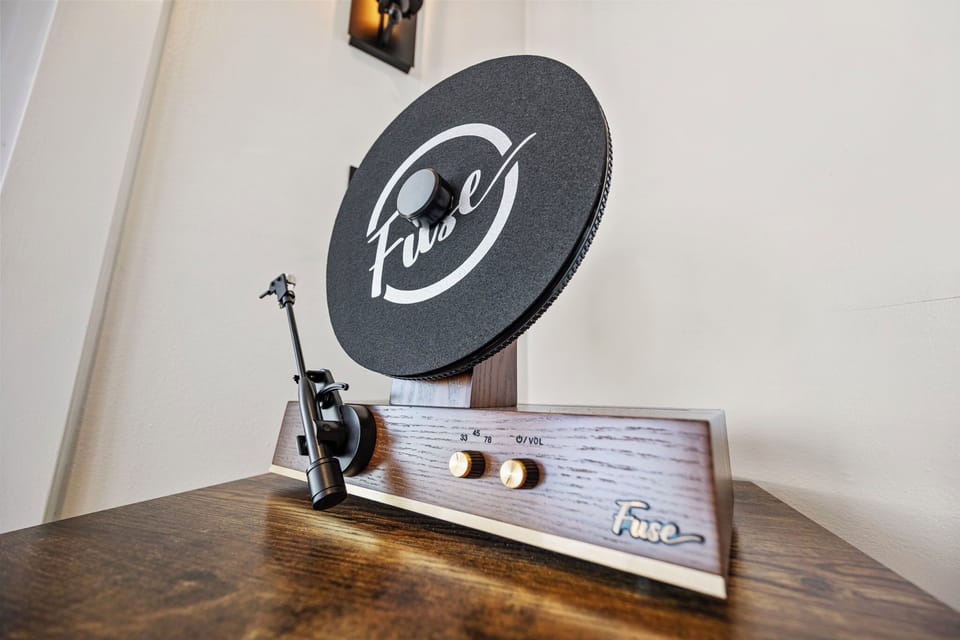 Into vinyl? Bring your own and enjoy music with the sound of ocean breezes. 