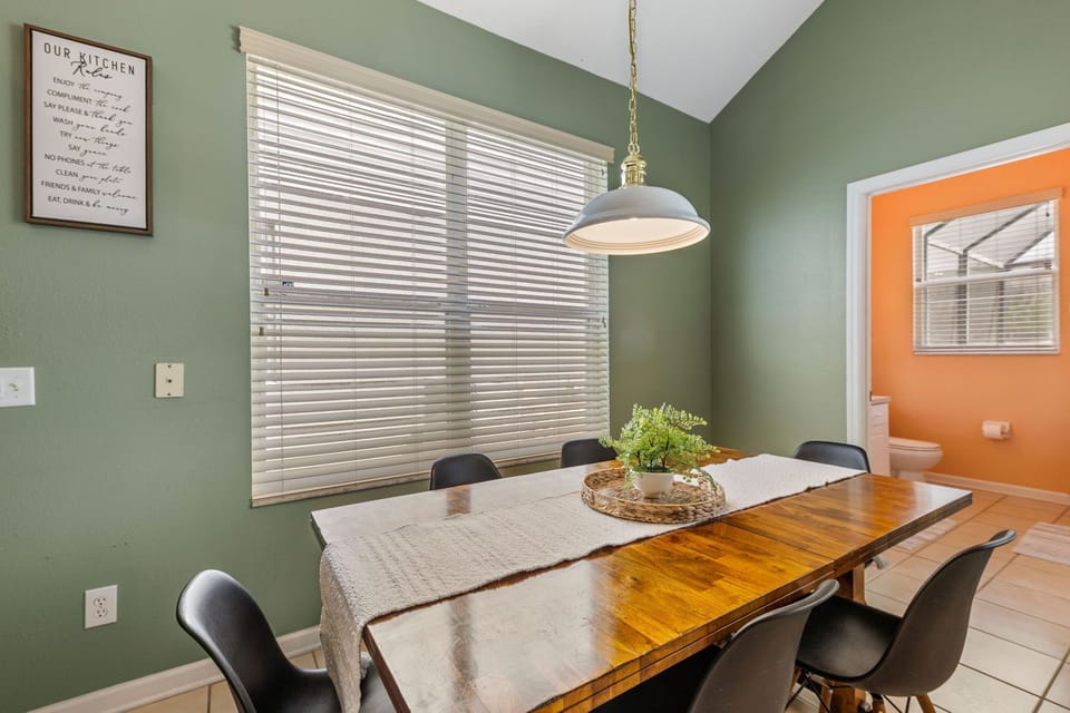Space for all family meals or games nights