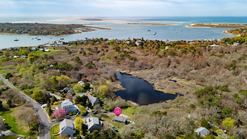Drone photo to give you a true sense of this beautiful spot.