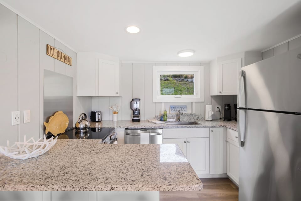 Enjoy a fully stocked kitchen, ready for any culinary creation.