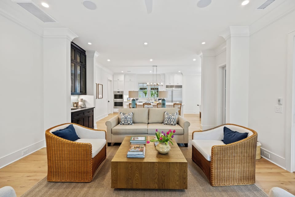 Lovely living room set up