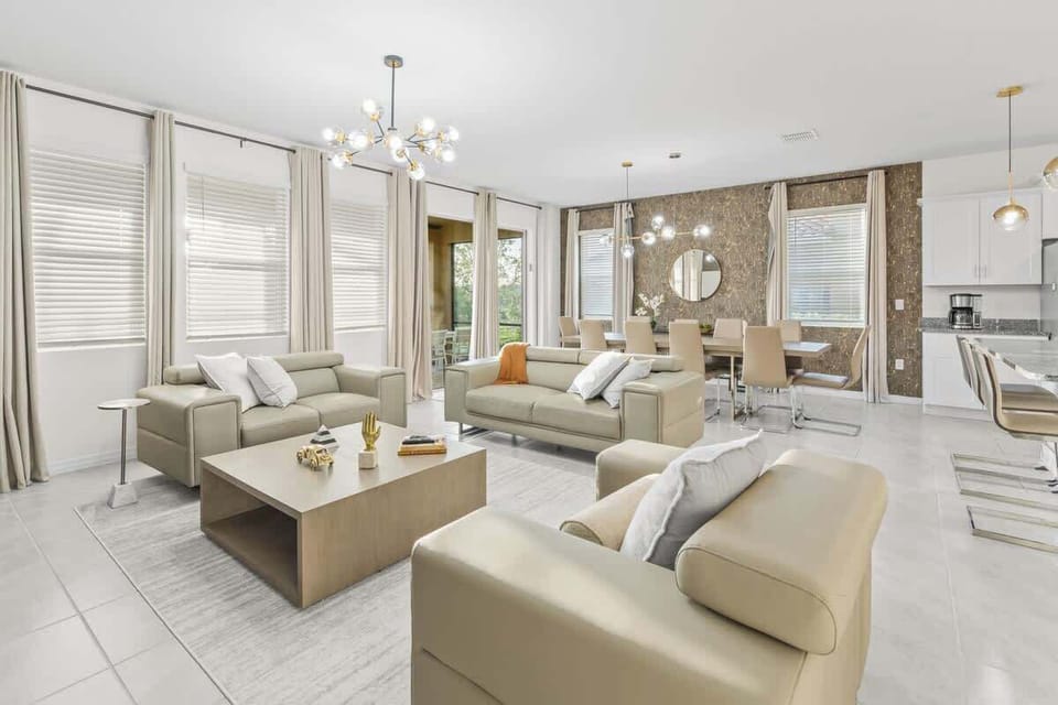 Latest fashion furniture, comfy seating, and airy elegance for your stay.